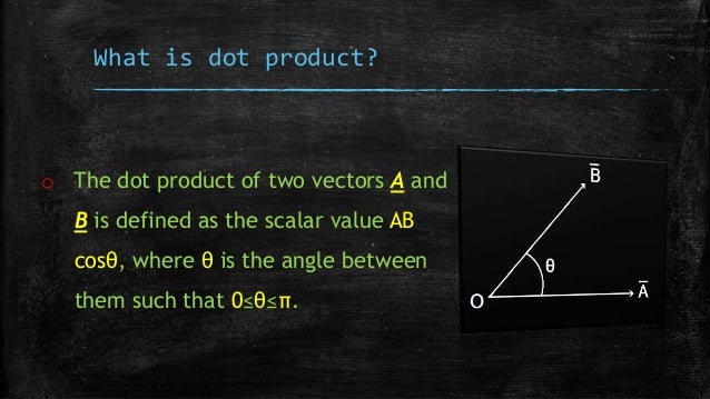 Dot cross product of vectors
