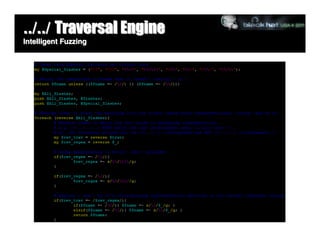 ../../ Traversal Engine
Intelligent Fuzzing
 