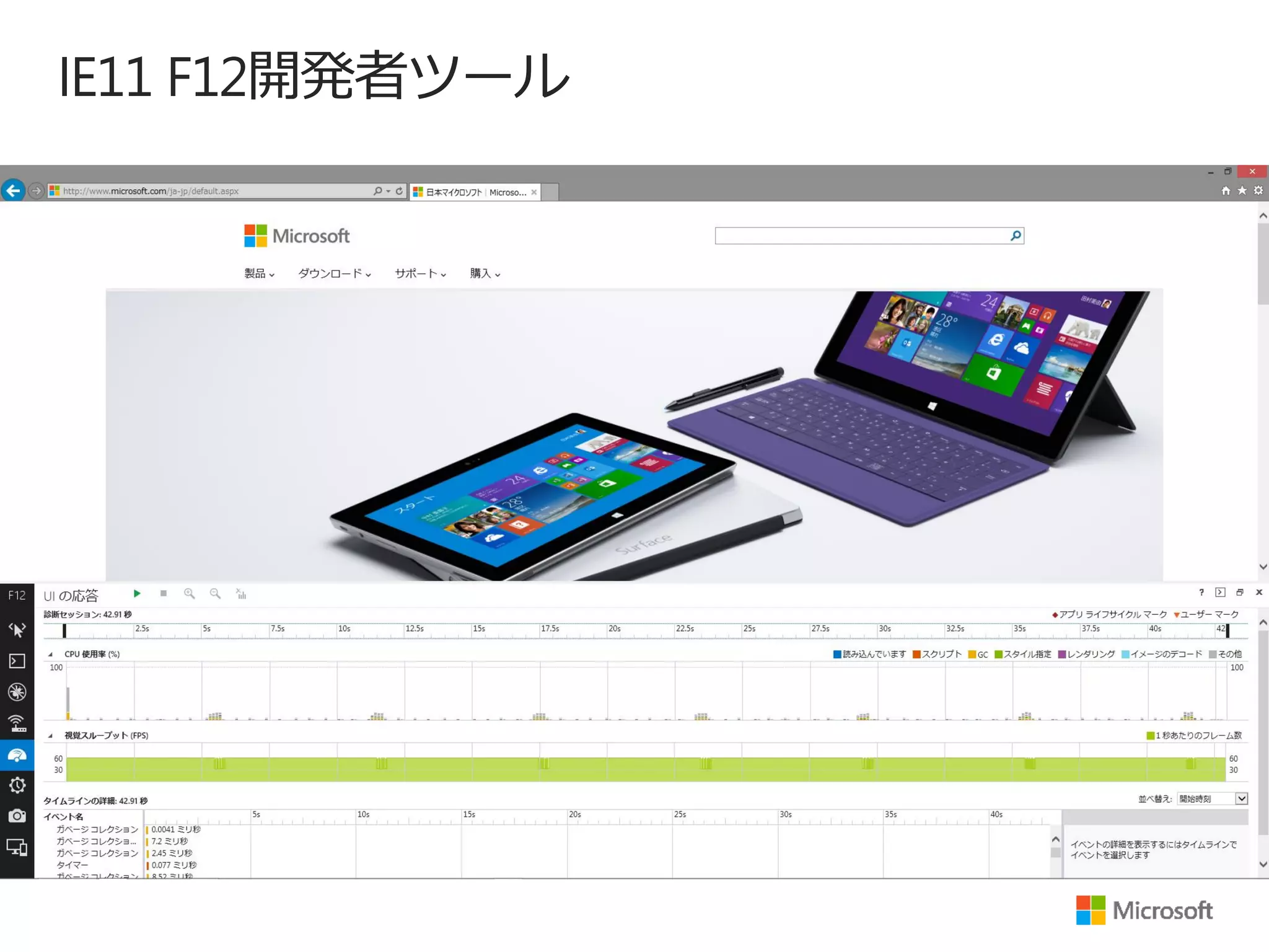 IE11 F12開発者ツール

 