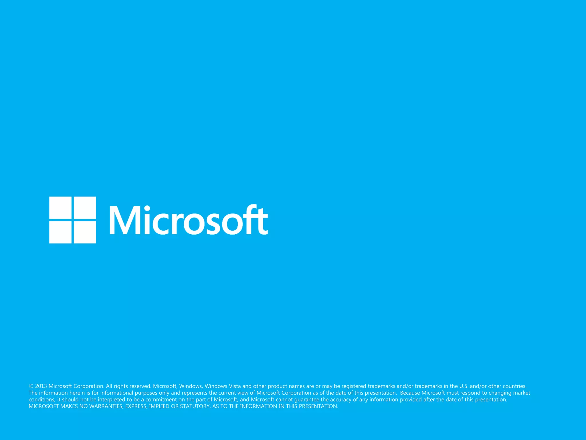 「Web標準」の価値と可能性 〜Windows 8.1とともに考える標準技術の重要性〜