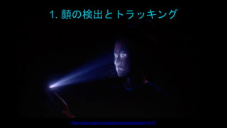 https://www.apple.com/apple-events/september-2017/
1. 顔の検出とトラッキング
 