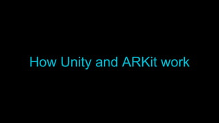 How Unity and ARKit work
 