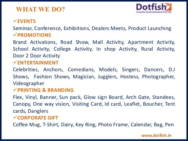 Dotfish Creative Entertainment Pvt Ltd Profile