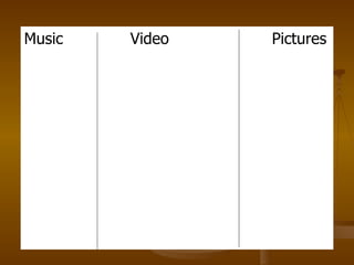 Music   Video   Pictures
 