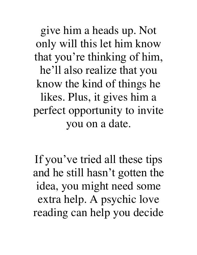 Do These 7 Small Things to Get His Attention