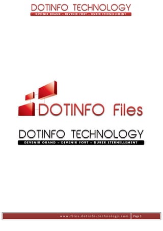 www.files.dotinfo-technology.com   Page 1
 