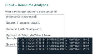 MongoDB SoCal 2020: Best Practices for Working with IoT and Time-series Data Slide 37