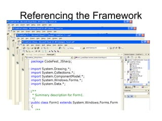 Referencing the Framework
 