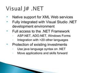 Dot Net Introduction | PPT