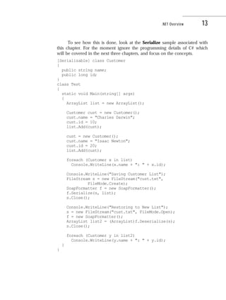 Dot Net Fundamentals | PDF