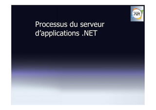 Processus du serveur
d’applications .NET
 