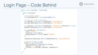 Login Page – Code Behind!
 