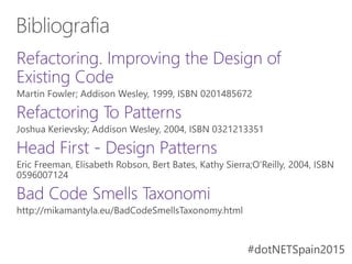 DotNet Conference: code smells