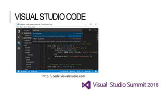 VISUALSTUDIOCODE
http://code.visualstudio.com