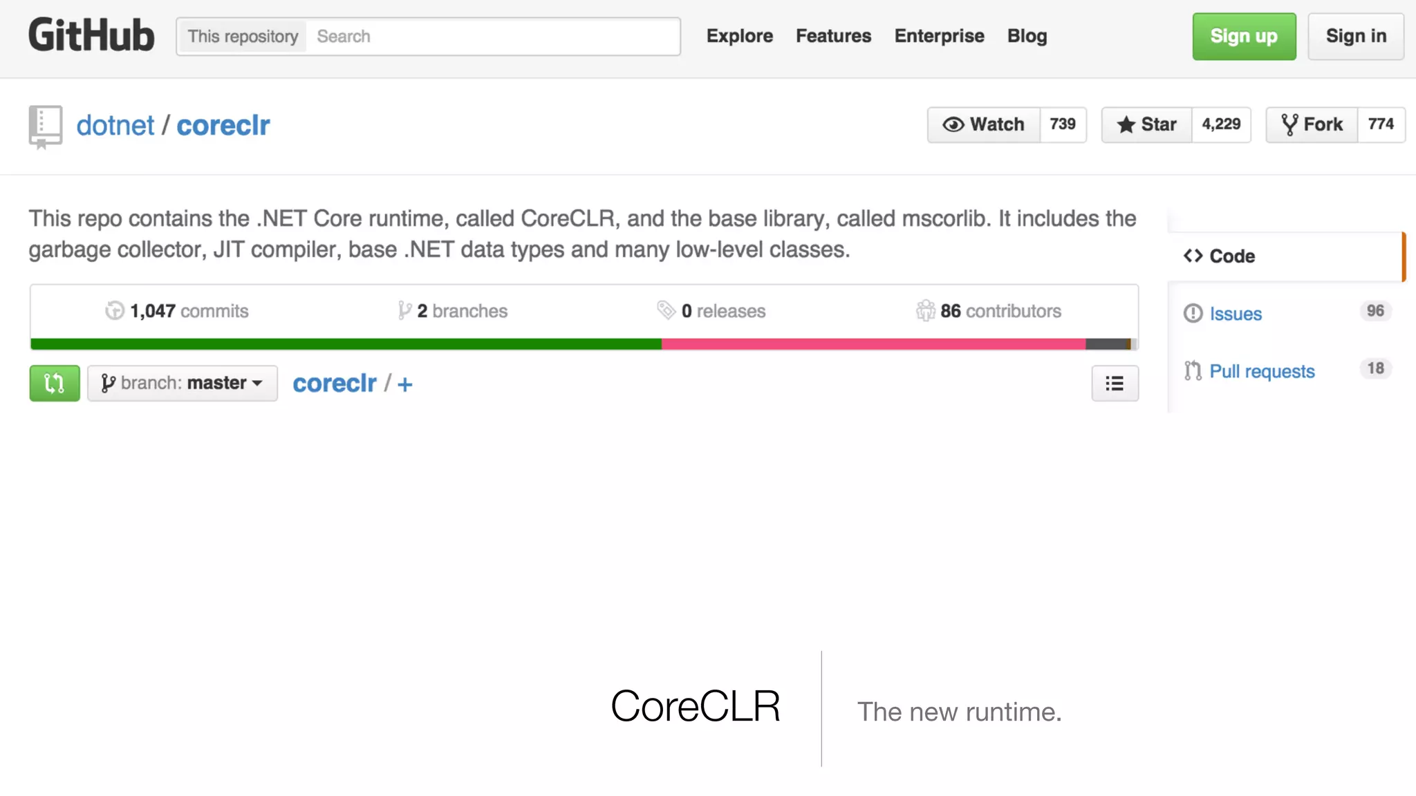 CoreCLR The new runtime.
 