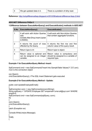 Dotnet differences compiled -1 | PDF