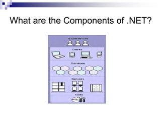 What are the Components of .NET?
 