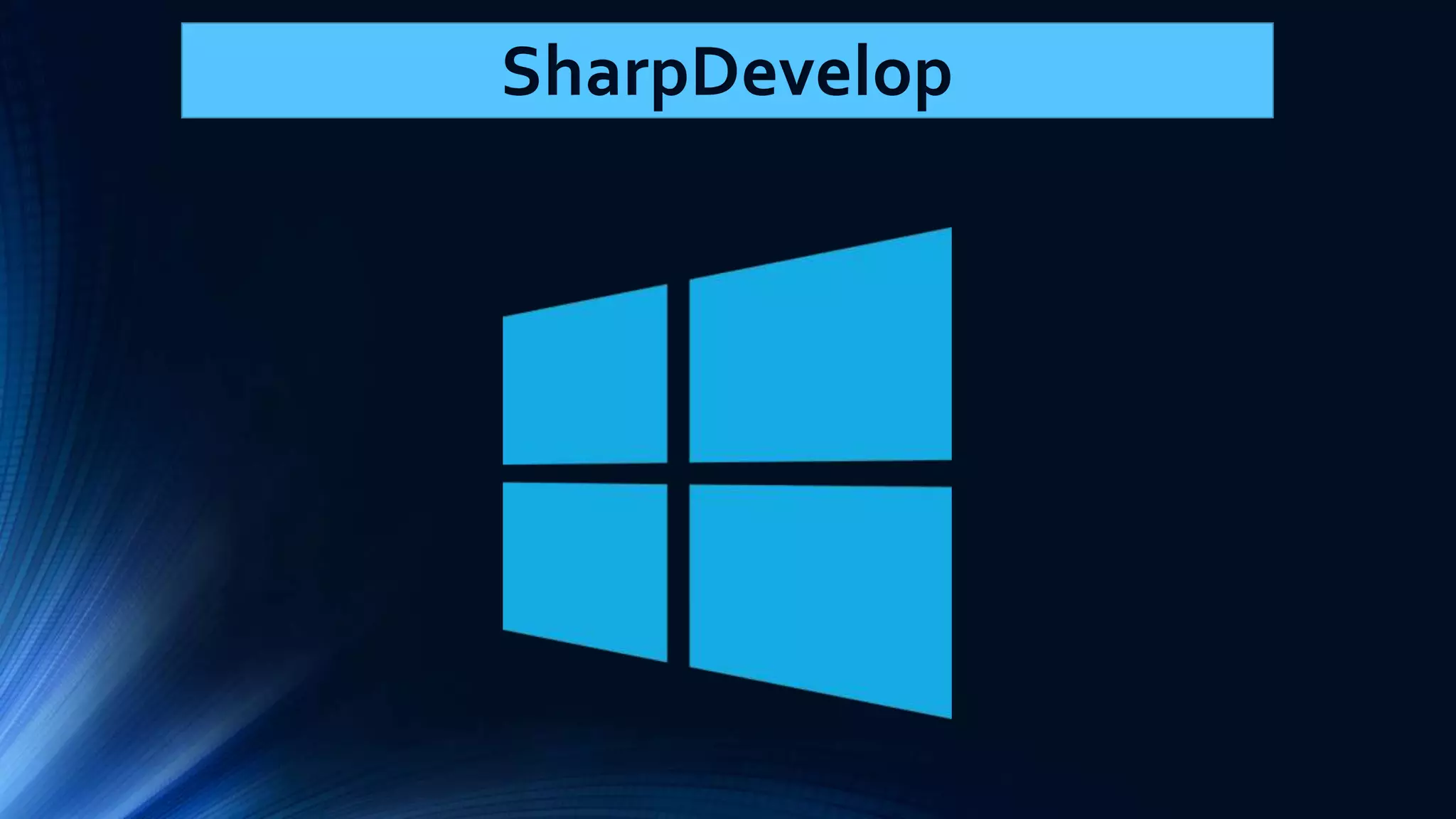 SharpDevelop 