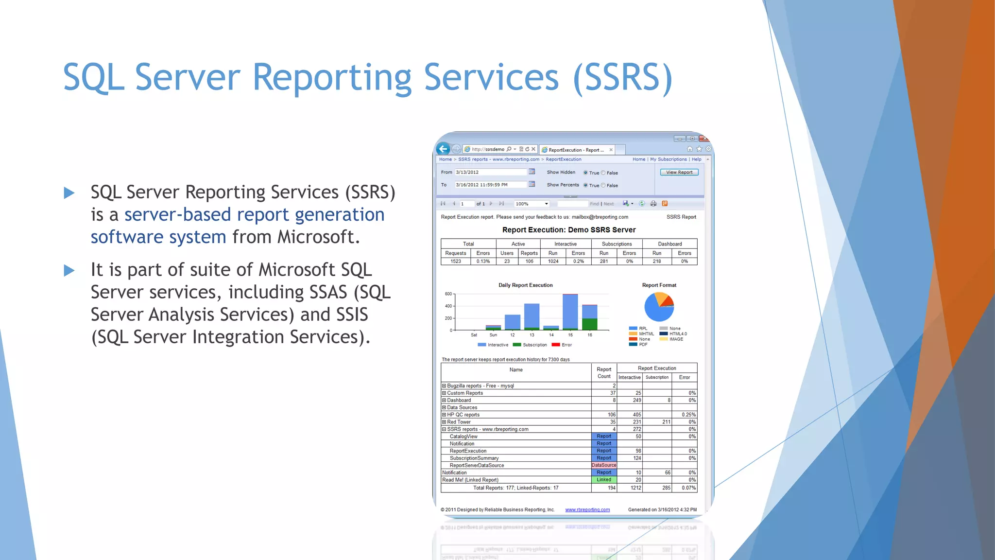 Microsoft SQL Server 2012 Components and Tools (Quick Overview) - Rev 1 ...