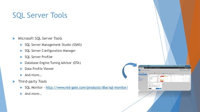 Microsoft SQL Server 2012 Components and Tools (Quick Overview) - Rev…
