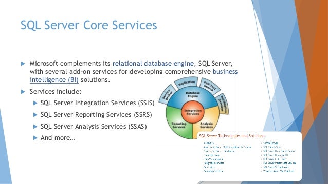 Microsoft SQL Server 2012 Components and Tools (Quick Overview) - Rev…