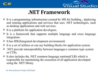Dot net introduction | PPT