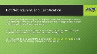 Dot Net Introduction | PPT
