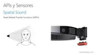dotNetMálaga 2017
Spatial Sound
 