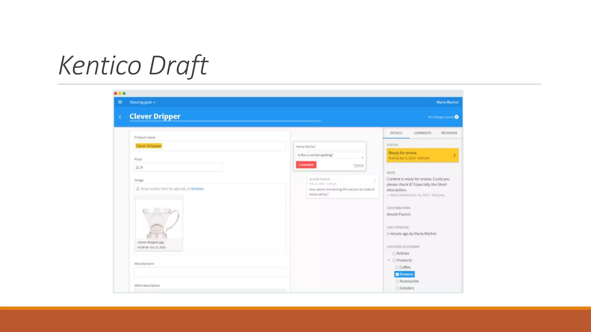 Kentico Draft
 