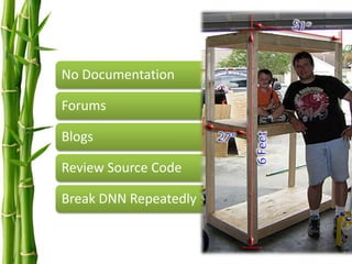 No Documentation

Forums

Blogs

Review Source Code

Break DNN Repeatedly
 