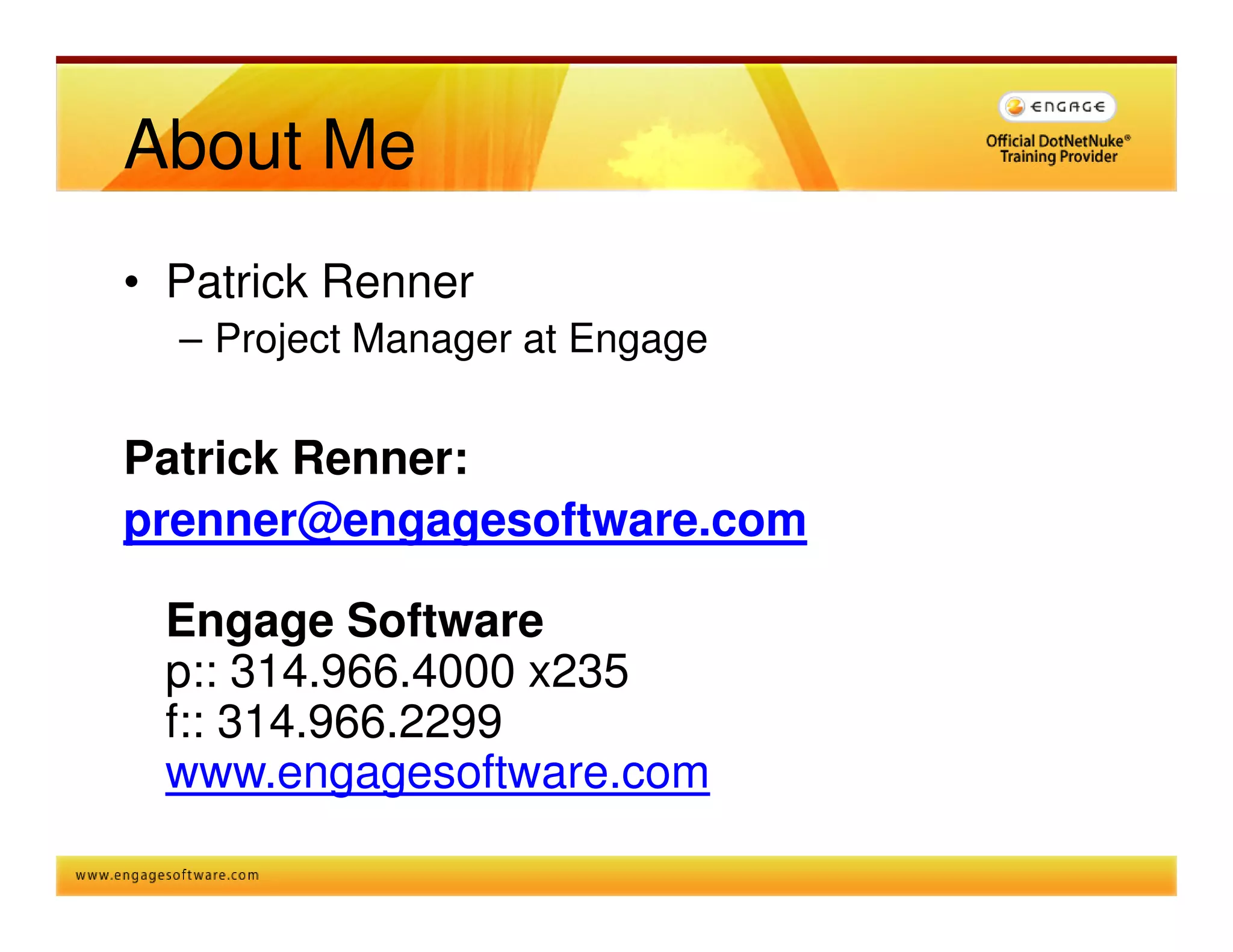 DotNetNuke In An Hour