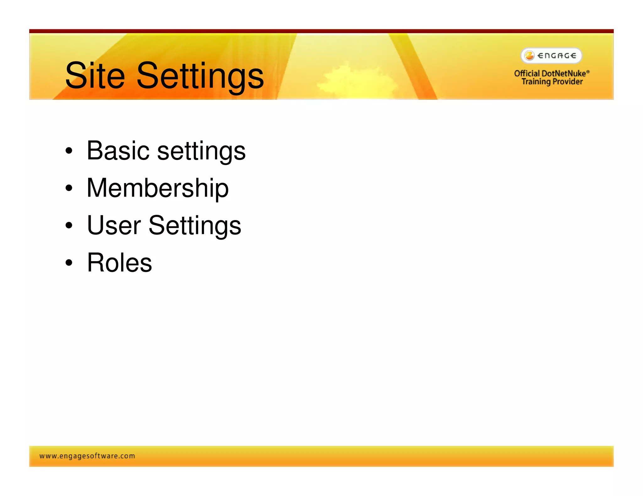 DotNetNuke In An Hour