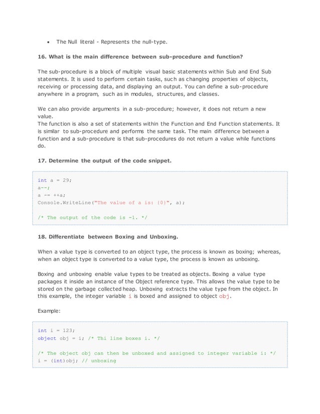 Dot net programming concept | PDF