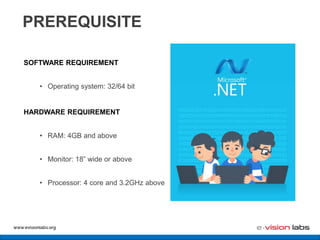 Dot Net environment setup and Installation | PPTX