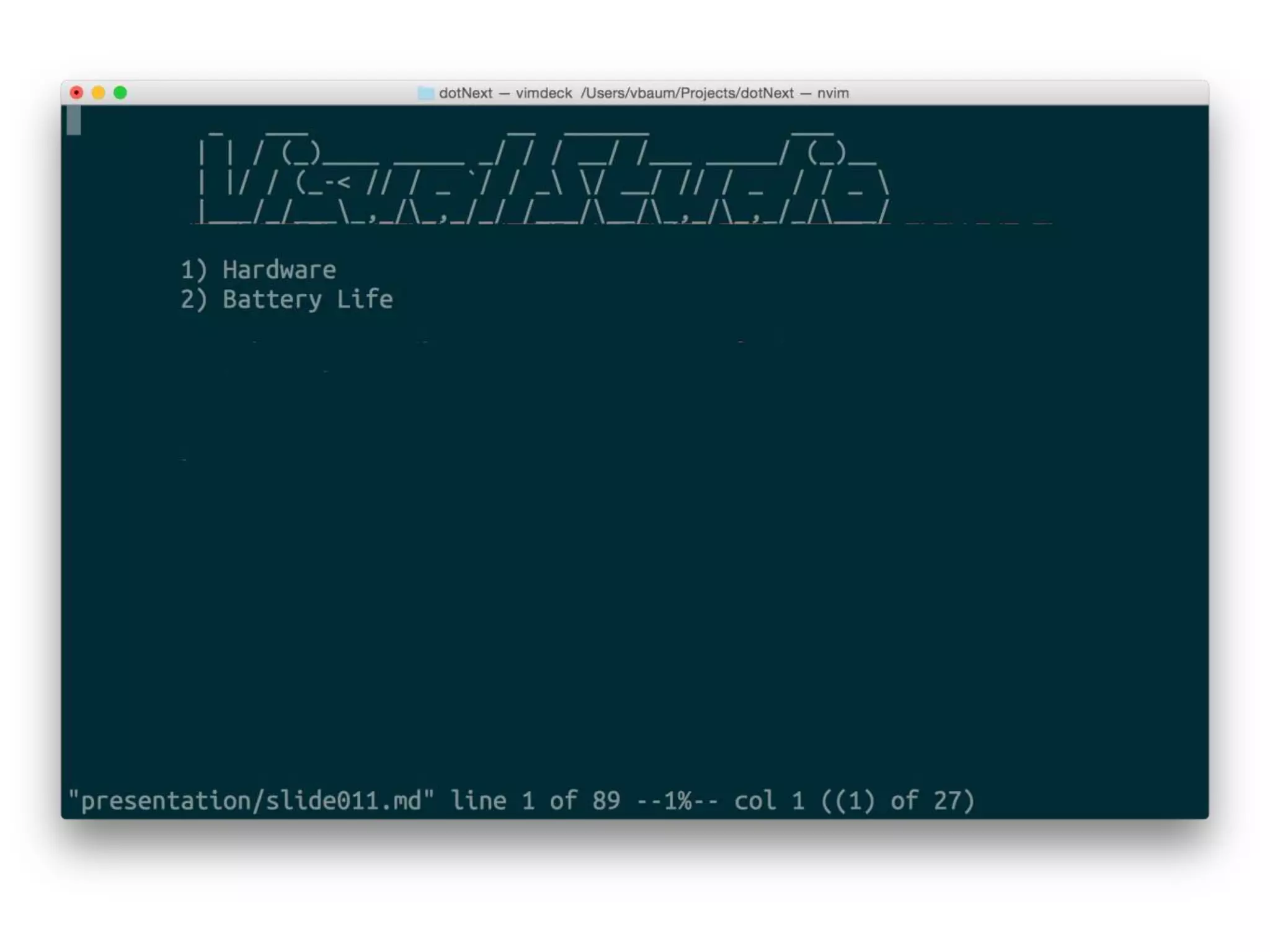 Developing .net without leaving from unix shell