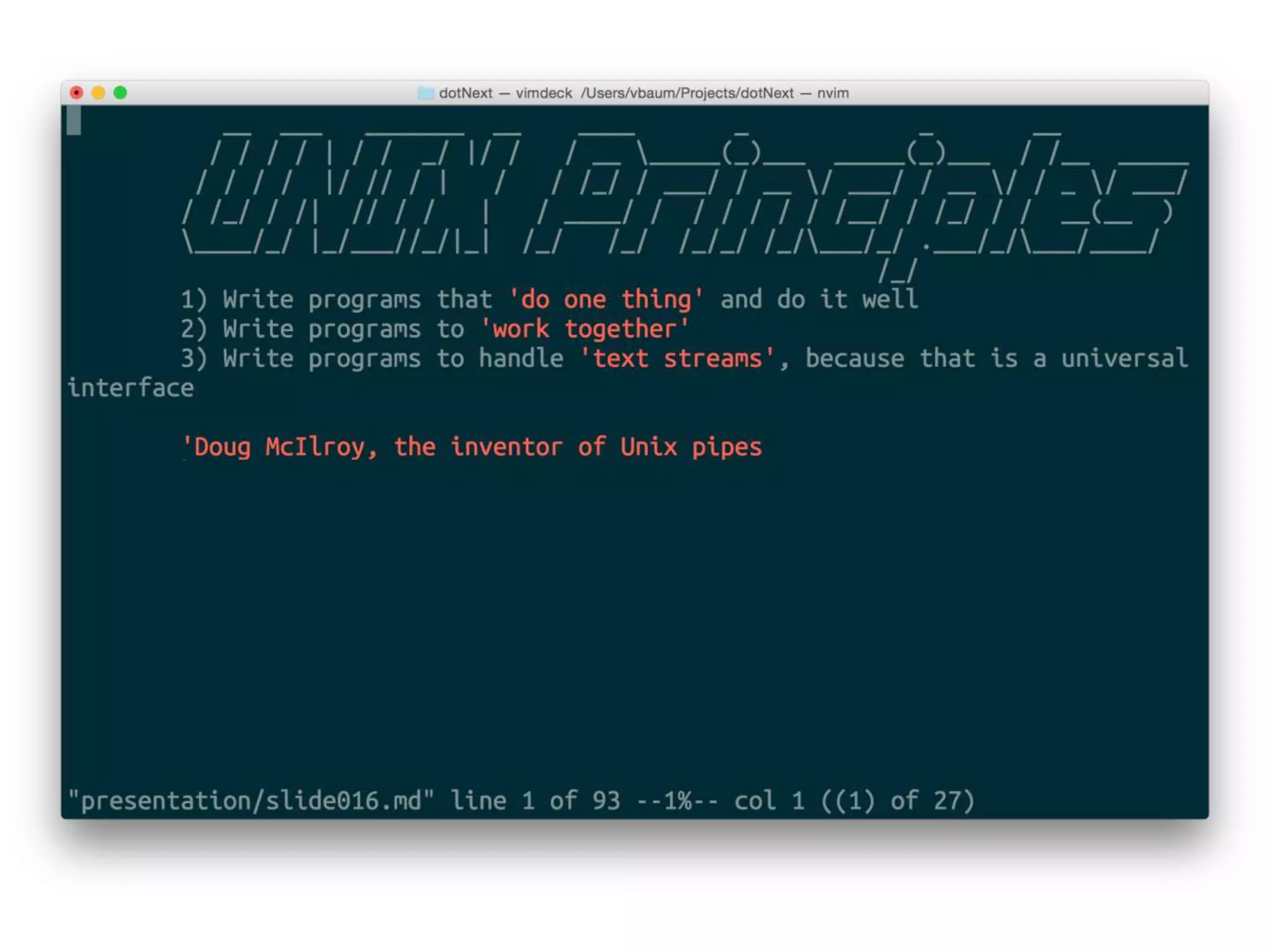 Developing .net without leaving from unix shell