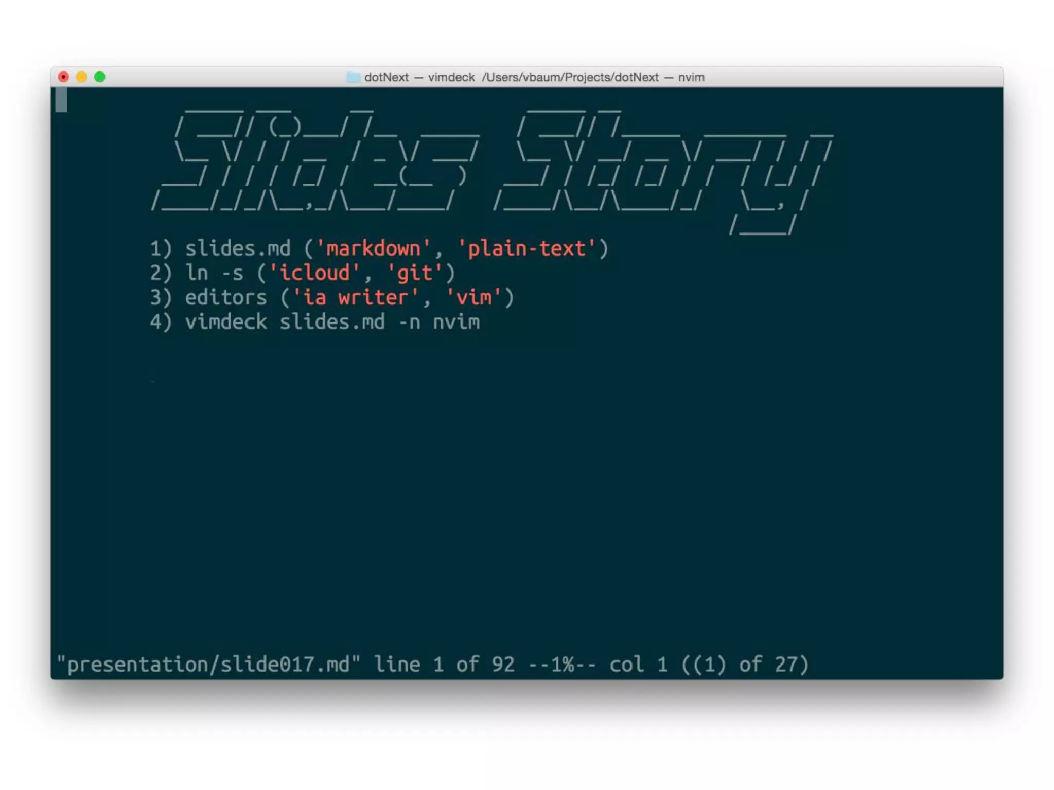 Developing .net without leaving from unix shell