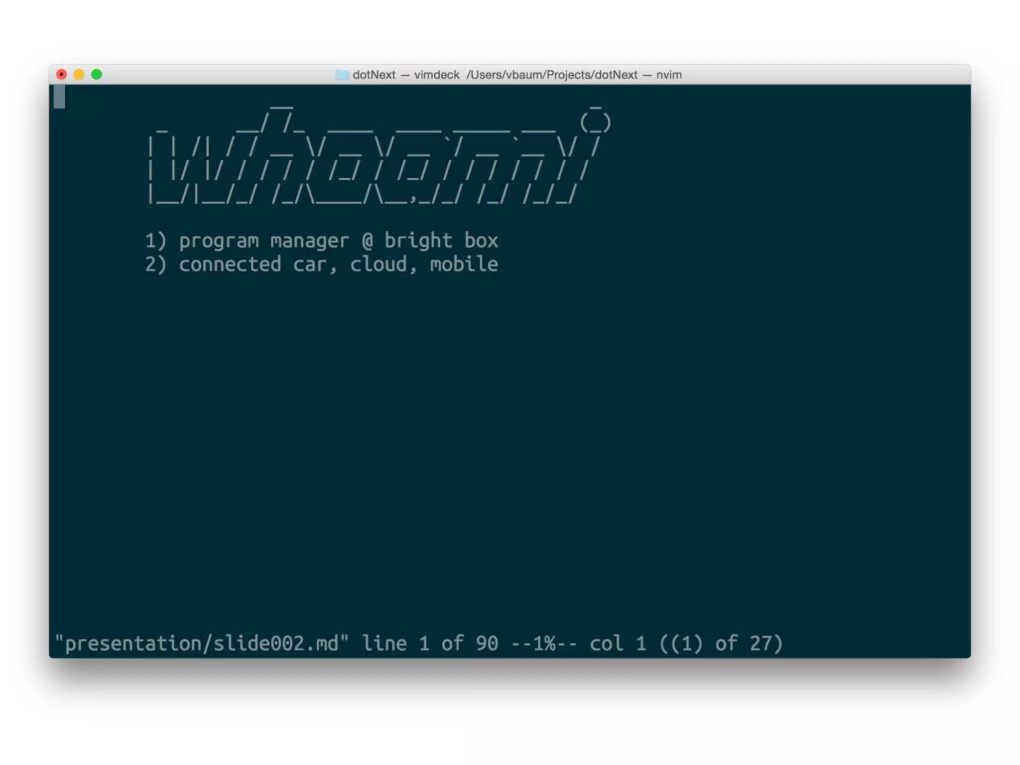 Developing .net without leaving from unix shell