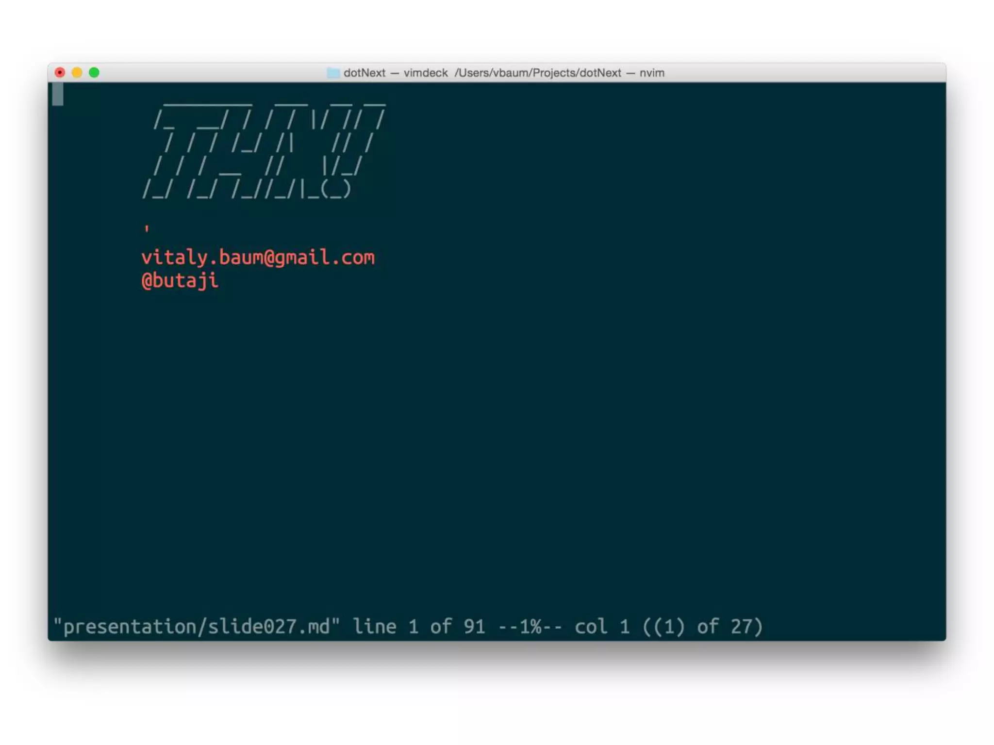 Developing .net without leaving from unix shell
