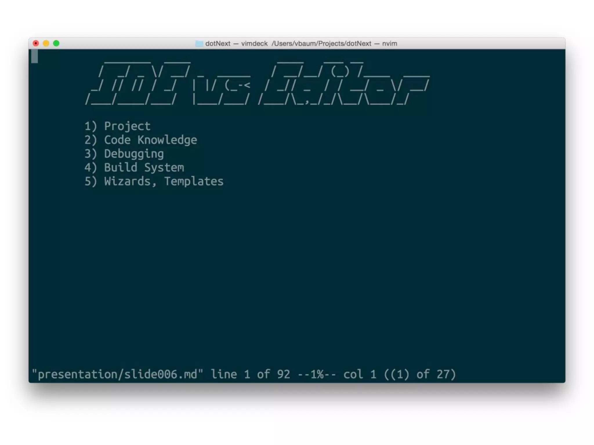 Developing .net without leaving from unix shell