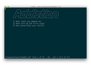 Developing .net without leaving from unix shell