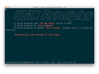 Developing .net without leaving from unix shell