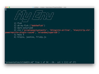 Developing .net without leaving from unix shell