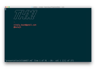 Developing .net without leaving from unix shell