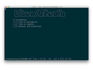 Developing .net without leaving from unix shell