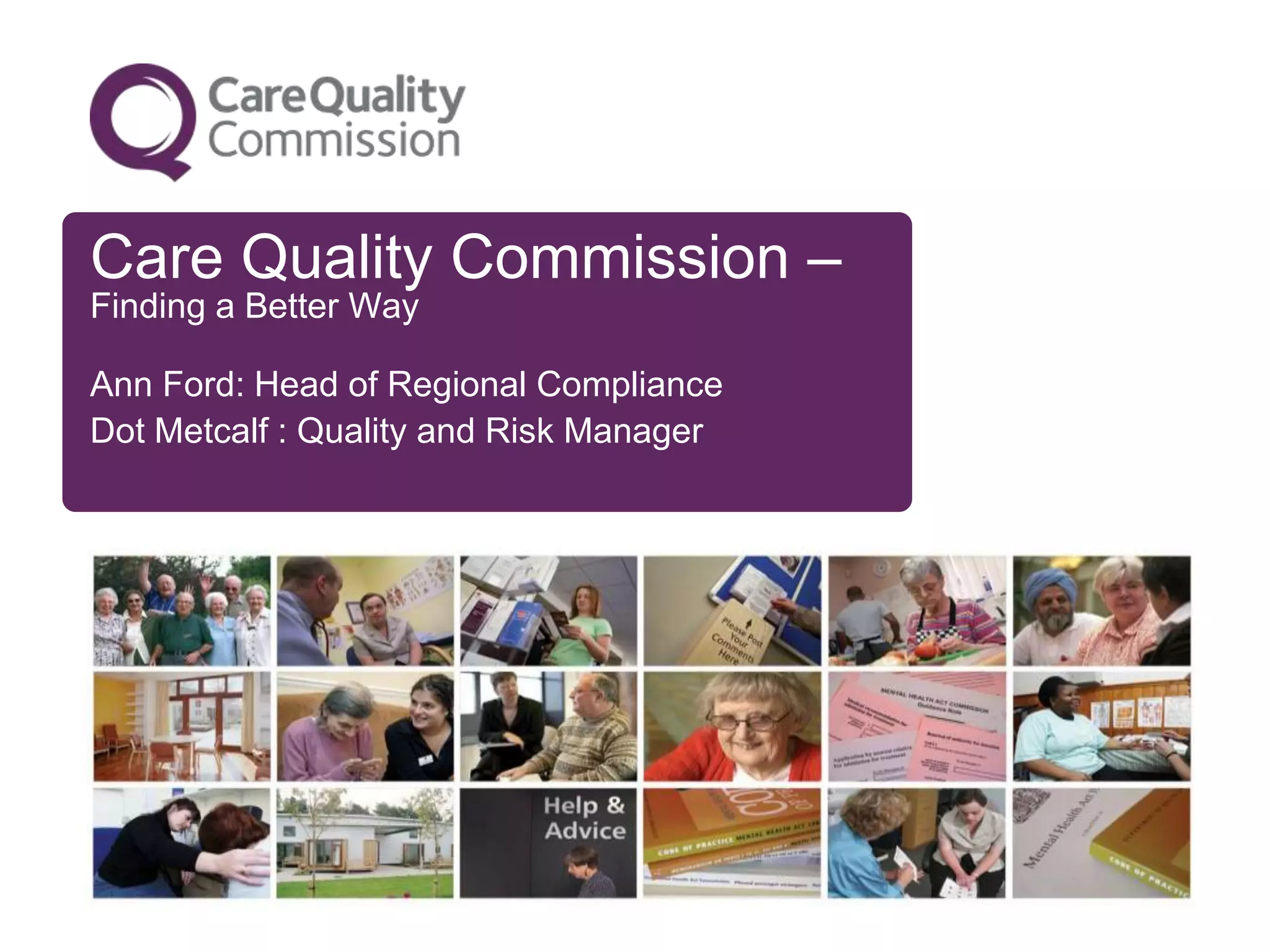 Cqc finding a better way ppt
