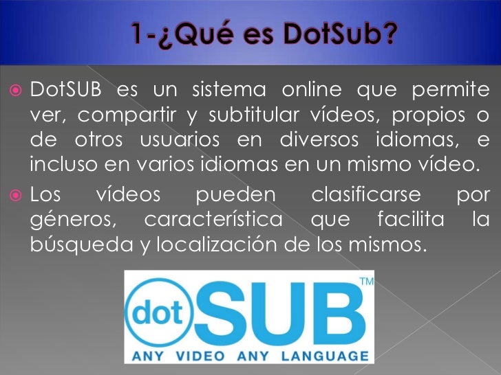 Working at Dotsub