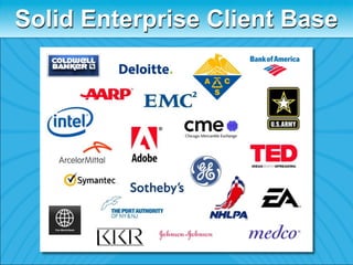 Solid Enterprise Client Base
 