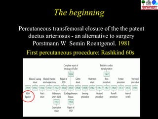 Conservative Rashkind Bas Dotto di botallo pervio | PPT