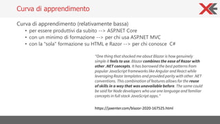Azienda: Hunext
Migrazione dell'applicativo Ufficio Web verso ASP.NET Core
• Applicazione sviluppata con:
• Visual Basic ....